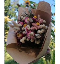 Bouquet de fleurs séchées