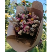 Bouquet de fleurs séchées