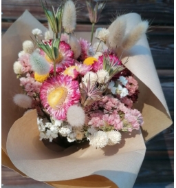 Bouquet de fleurs séchées