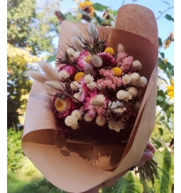 Bouquet de fleurs séchées