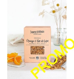 Granola BIO Sucré- Orange & Noix de Cajou (350g)