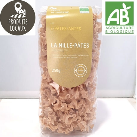 Pâtes complètes "La Mille-Pâtes" (250g)