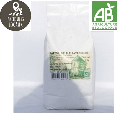 Farine de blé pâtissière (T65) Bio - Ecocinelle