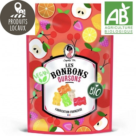 Bonbons oursons BIO 80g