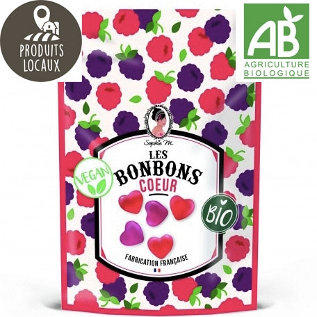 Bonbons Coeur BIO 80g