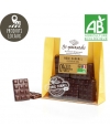 Mini tablettes gourmandes chocolat noir au caramel fleur de sel