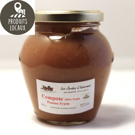 Compote de pomme / fraise (37cl) Compote de pomme / fraise (37cl)