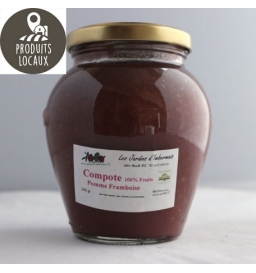 compote pomme framboise