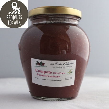 compote pomme framboise