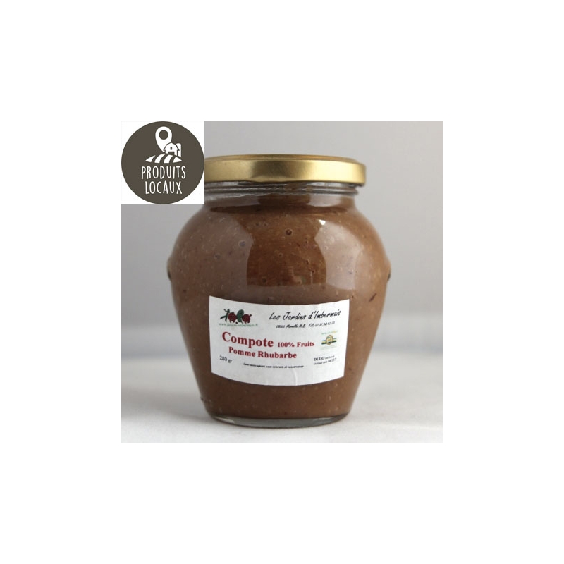 Compote de pomme / rhubarbe Ecocinelle