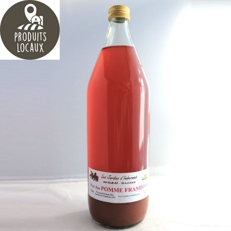 Jus de pomme framboise 1L