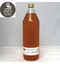 Jus de pomme rhubarbe 1L