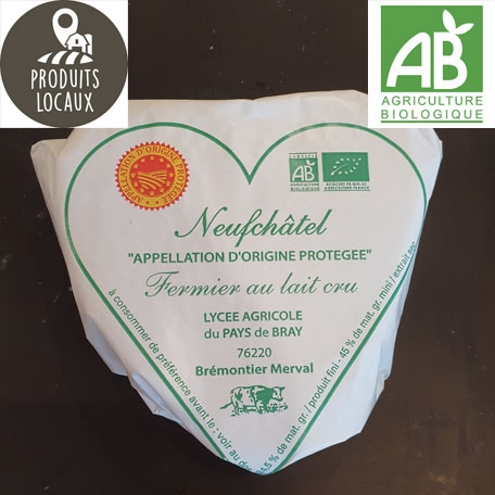 Neufchâtel AOP fermier au lait cru BIO (200g)