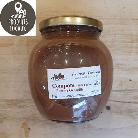 Compote pomme/groseilles (33cl)