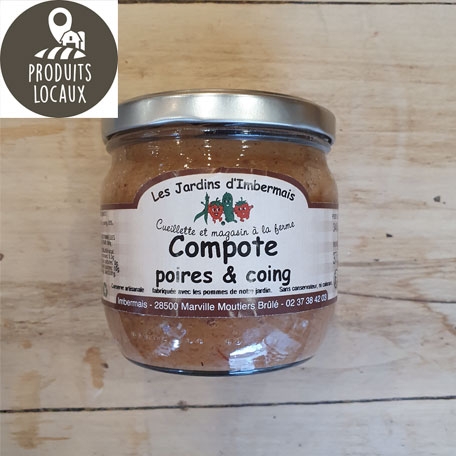 Compote de poire / coings (37cl)