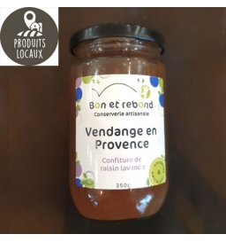 Confiture de raisin lavande (350g)