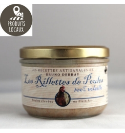 rillettes de poules 100 % volailles