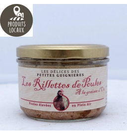 Rillettes de poules a la graisse d'oie