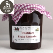 confiture fraise rhubarbe