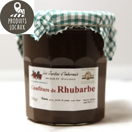 confiture de rhubarbe