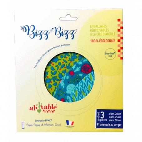 Kit Bee Wrap rond (X3) Kit Bee Wrap rond (X3)