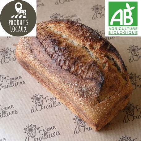 Pain complet moulé BIO (500g)