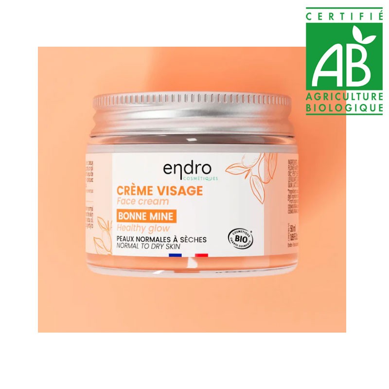 Crème visage hydratante BIO - Bonne mine (50ml) Crème visage hydratante BIO - Bonne mine (50ml)