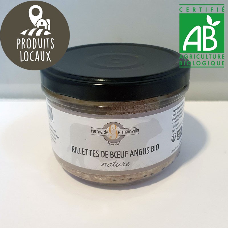 Rillettes de boeuf ANGUS BIO nature (200g)