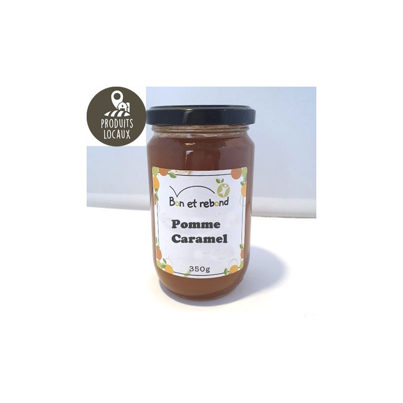 Confiture de pomme / caramel  (350g)