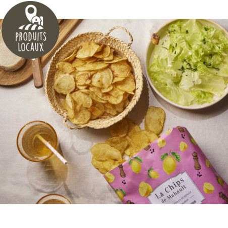 Chips artisanales de Beauce citron & poivre