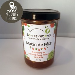 Confiture de pomme figue raisin & cannelle