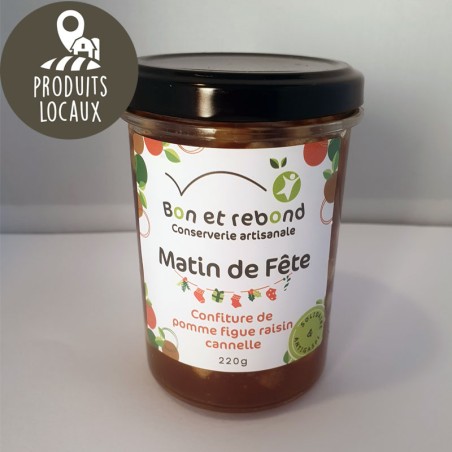 Confiture de pomme figue raisin & cannelle