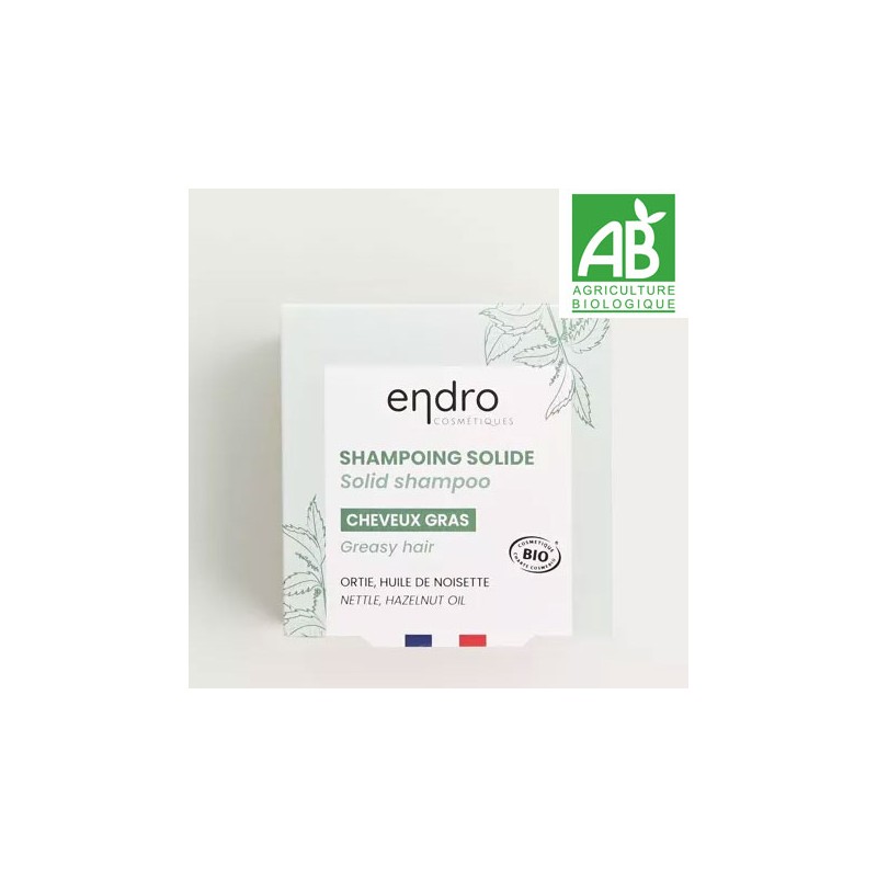 Shampoing solide cheveux gras BIO (85ml) Shampoing solide cheveux gras BIO (85ml)