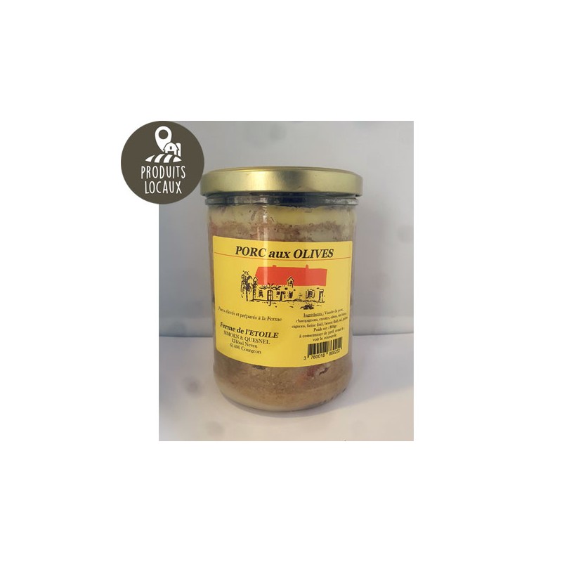 Porc aux olives (800g)