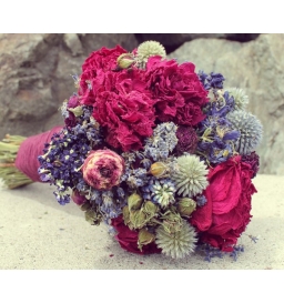 Bouquet de fleurs séchées