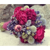 Bouquet de fleurs séchées